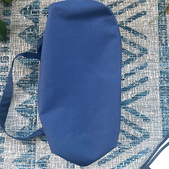 Vineyard Vines Canvas Tote Mid-Size Navy Blue Good Condition - Picture 11 of 16